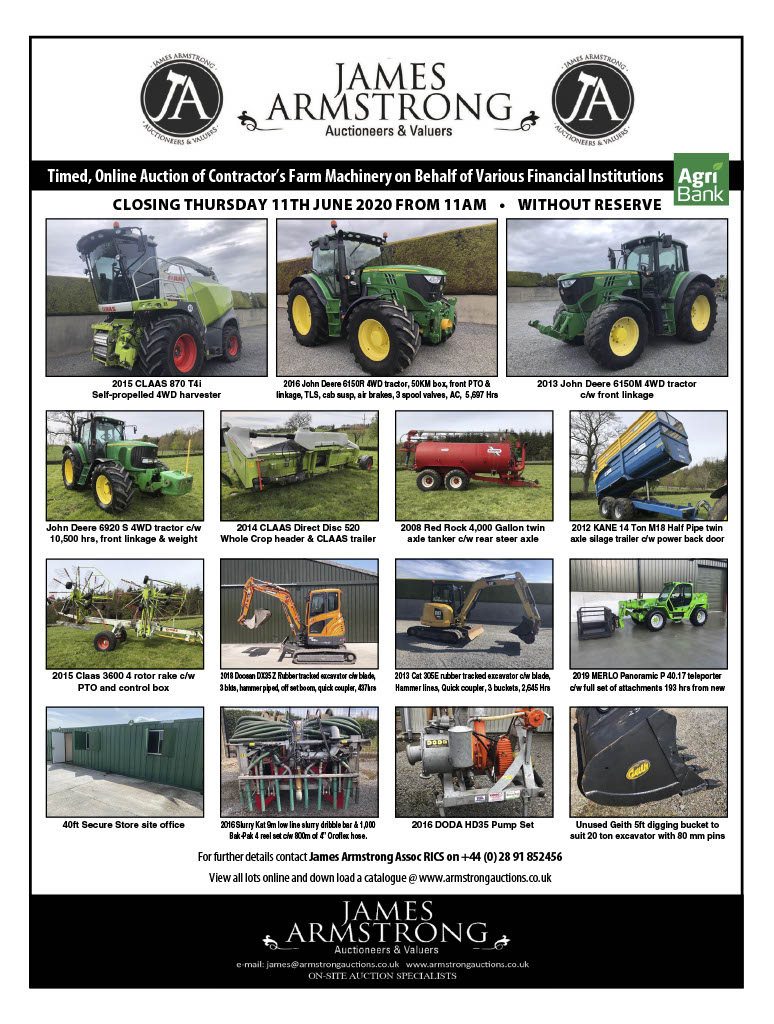 Online Timed Auction Tues 11th June - Tractor Units, Trailers, Vans and Garage Equipment